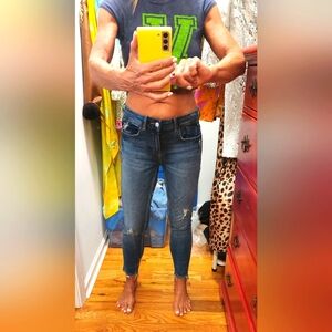 Zara dark blue denim jeans